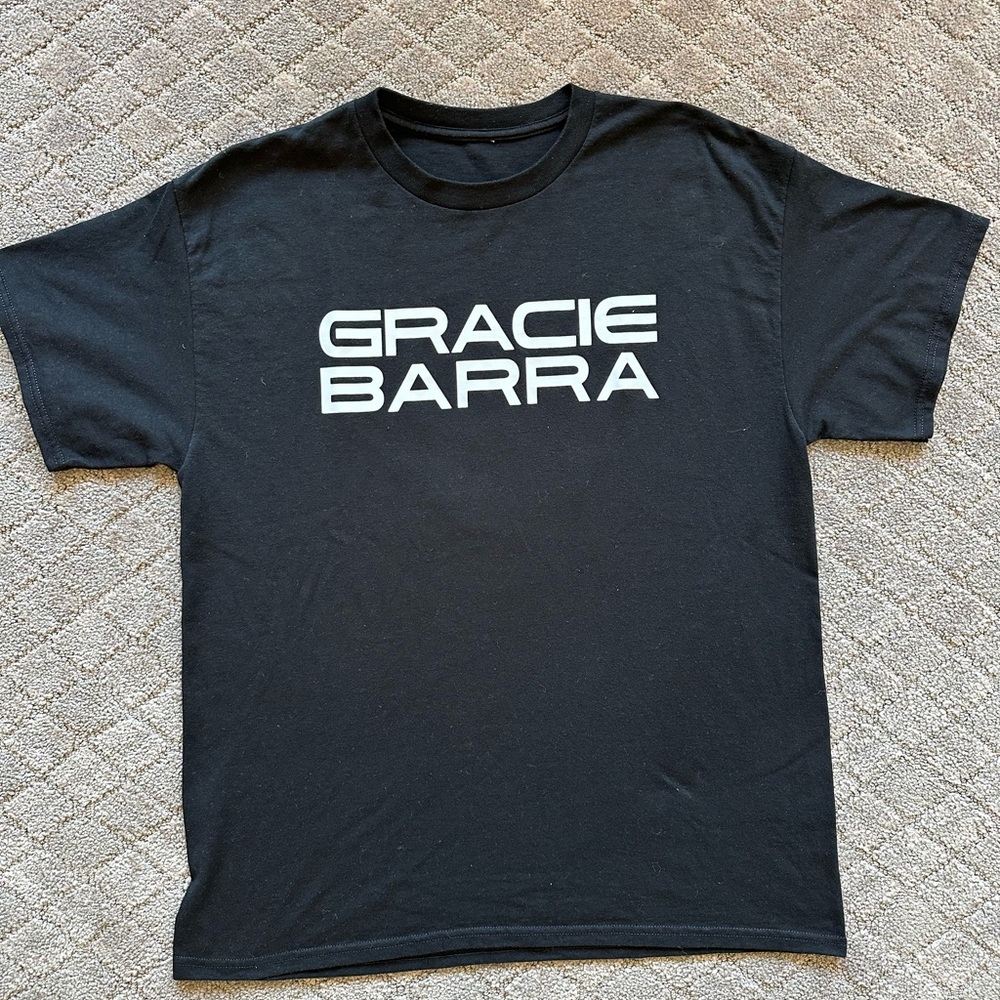 Gracie barra Jiu Jitsu Shirt Black Large